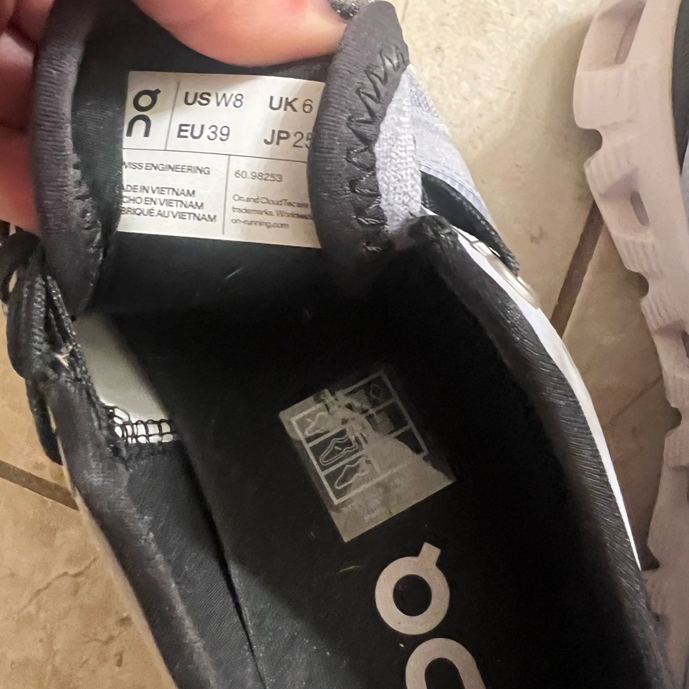 On Running Cloud X Sneakers in Black and Blueish/Gray - Picture 13 of 13